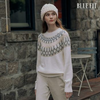 [론칭가79,000원→2만원↓] 블루핏 25FW 노르딕 니트풀오버