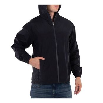 [해외] Save 더 덕 블랙 Orik Hooded 윈드브레이커 자켓 Size X-Small C31219U-EVER16-10000 446298