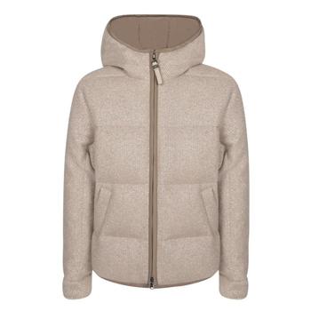 [해외] 26FW 브루넬로 쿠치넬리 스파클링 캐시미어 잉글리시 립 니트 후드 다운 자켓 M01ET7728 CIT23 B