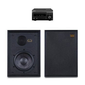 데논 RCD-M41 + 와피데일 Denton 85주년 미니 하이파이 오디오 세트