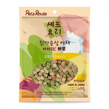 (유통기한11월29일) 펫츠루트 셰프요리 닭가슴살 야채 400g