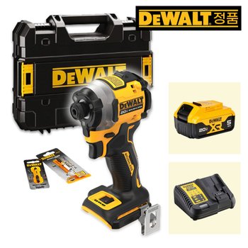 디월트 DCF850P1A 20Vmax 5.0Ah 1팩 브러쉬리스 컴팩트 임팩트 드라이버 임팩드릴 205Nm