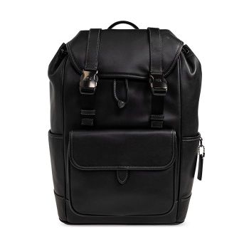 리그 버클 디테일 드로스트링 백팩 블랙 151212927