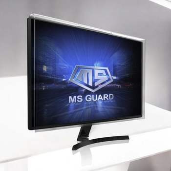 모니터 보안기 눈부심방지 필름 간편설치 블루라이트 27인치 거치형