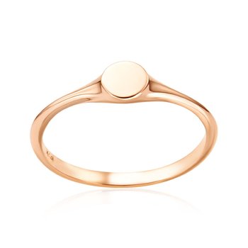 [비앤비골드] 18K 볼륨 서클 커브드 각인 커스텀 반지 RSS41949