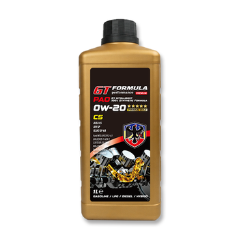 합성유 PAO 0W20 가솔린 하이브리드 C5 디젤 추천 승용 엔진오일 GT Formula 1리터