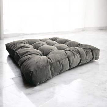 두꺼운 857OIN71 사각 특대형 쿠션방석 좌식 식당 애견 방석