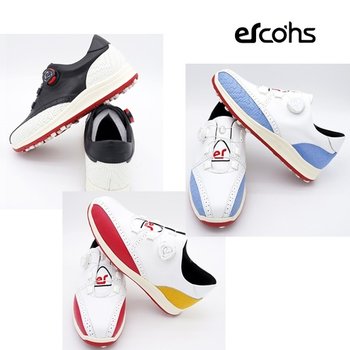 에르코스 여성 프리락 다이얼 스파이크리스 골프화