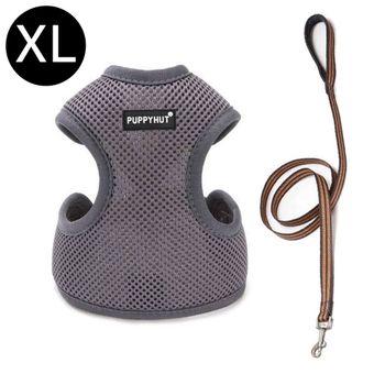 그레이 KYUH2731 간편착용 하네스 강아지 XL 리드줄세트