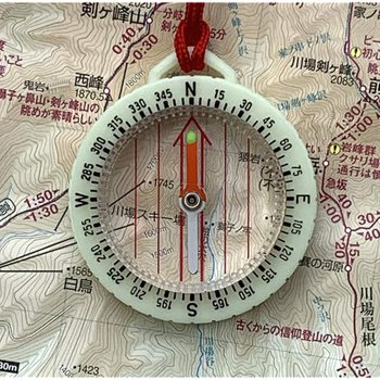 [해외] YCM 옥외 지도 나침반 No.880N 축광형 스트랩 포함 13365