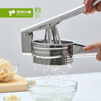 키친아트 스텐 야채짤순이 채소탈수기 음식 오이지 나물 두부물기제거 물빼기