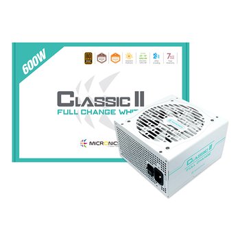 마이크로닉스 Classic II 풀체인지 600W 80PLUS 화이트