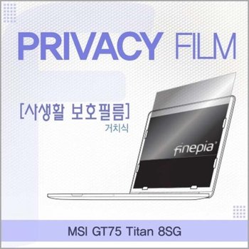 MSI GT75 Titan 8SG 거치식 정보보호필름