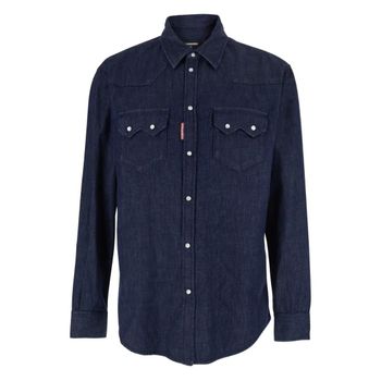 디스퀘어드2 패치 포켓 데님 셔츠 152165702