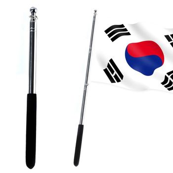 1.2m 안테나 깃대봉 지시봉 지휘봉 3단 휴대용 태극기