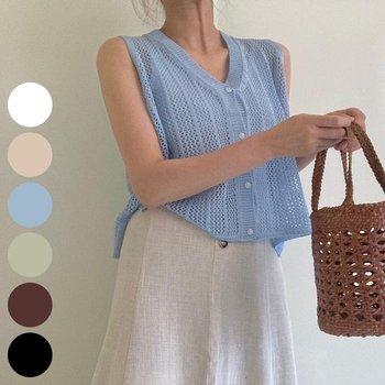 빅사이즈사랑해요 P713L307 스카시오픈쿨베스트 TG (10559025A)