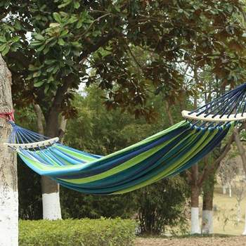 캠핑 해먹 1개 실내 감성 캔버스 해먹그네 야외침대 넓은폭해먹 감성캠핑 그물침대 튼튼한해먹