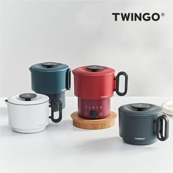 트윙고 디지털 트래블 쿠커 접이식 폴딩포트 110v겸용 캠핑 여행용 휴대용 라면포트 4컬러