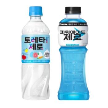 한번에먹자 500~600ml 이온음료 혼합 / 토레타 제로 12개 + 파워에이드 제로 12 (S13154827)