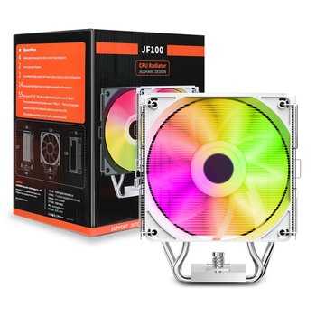 JIUSHARK JF100 화이트 CPU공랭쿨러 프리오텍