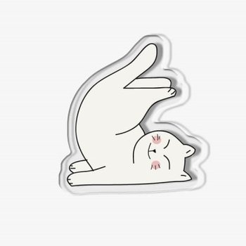 써니 행복한고양이 아크릴 스마트톡