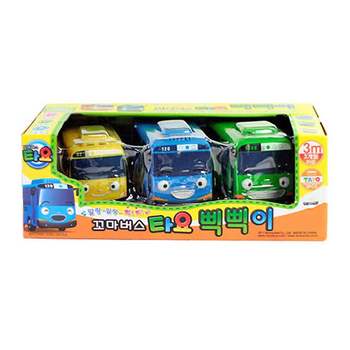 꼬마버스 타요 삑삑이 자동차 라니 타요 로기 세트 유치원생일선물