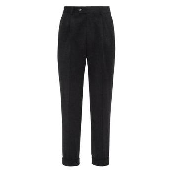 25 FW 브루넬로 쿠치넬리 플리츠 테이퍼드 팬츠 MV415L00HC006 TP438940036