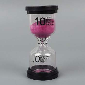 심플디자인 SG35GB02 인테리어 탁상 양치 유리 래시계 10분