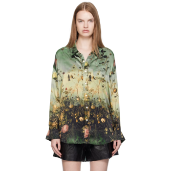 R13 그린 드롭 넥 셔츠 R13WR004 R584A TP863274789