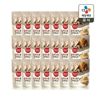 햇반 소프트밀 듬뿍 누룽지닭백숙죽 420g x21개