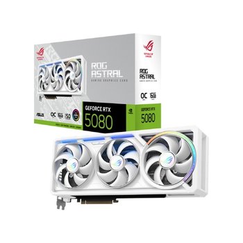 ASUS ROG Astral 지포스 RTX 5080 OC D7 16GB 화이트 그래픽카드 인텍