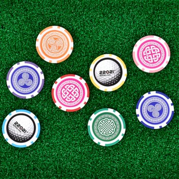 2202i 골프 필드용품 카지노칩 볼마커8개입