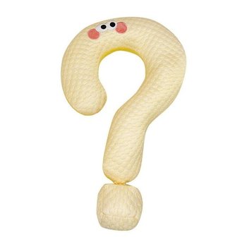 홈스타일링 포근한 물음표 낮잠쿠션 사무실 차량용 힐링템