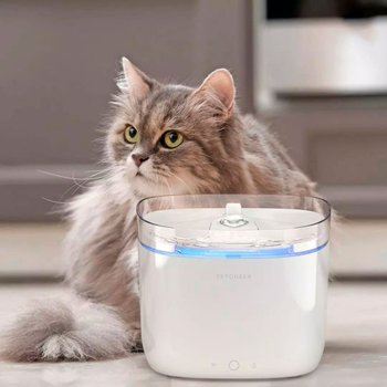 [해외] [한정수량 30대]PETONEER 펫 급수기 PRO 반려동물 정수기 이중필터 자동급수대 국제판