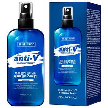무로 맨즈 안티브이 데오드란트 스프레이 블루페로몬향 200ml 1개 (52970357)