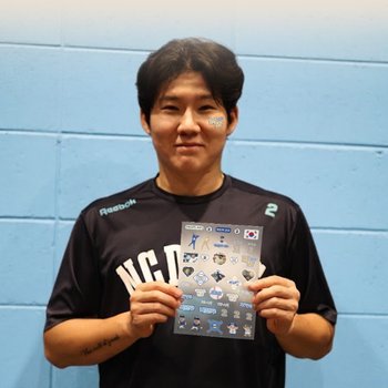 [네오플레인] NC  박민우 선수 스포츠 야구 타투 스티커 응원용품 페이스 페인팅 건식 판박이
