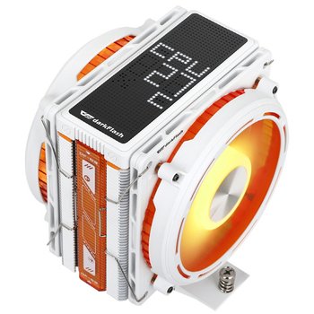 darkFlash EXPLORE E400 PLUS ARGB CPU공랭쿨러 화이트