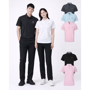 [신세계백화점]정상가 78000 남여 캐주얼 기본 카라 반팔 티셔츠 남여 아이스넥 카라 반팔티 1BYKTMU002