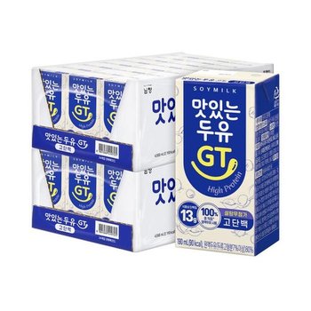 [서울우유] 맛있는두유GT 고단백 190mL X 12개 (29543964)