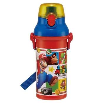 슈퍼마리오 128RIO71 원더 원터치 어깨끈물병 480ml 항균+ 물통