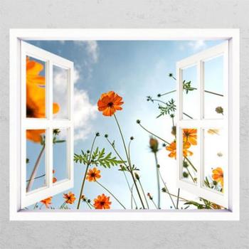 꾸밈 아트박스/꾸밈 bh760-황화코스모스_창문그림액자