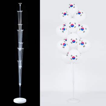 풍선꽂이장식세트160cm(19개스틱)태극기인쇄풍선20입 QC246819