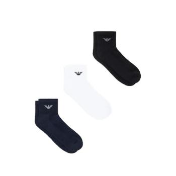 엠포리오아르마니 로고 양말 3팩 세트 EM000551AF14499 T
