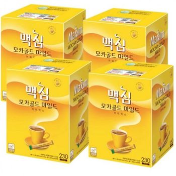 맥심 XNK950I5 920T 230Tx4박스 카골드 커피믹스 마일드