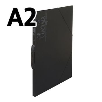 문화 IG19AA50 클리어 화일 A2 흑색 F420-91