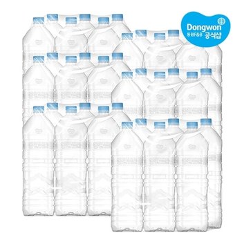 동원샘물 무라벨 생수 2L x 36개