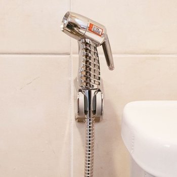 메탈호스 변기샤워기 물분사기 물호스 분사 화장실청소 스프레이건 애견목욕샤워기