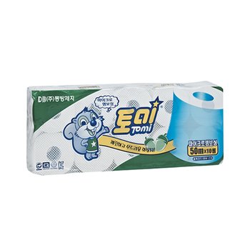 토미 마이크로 엠보싱 두루마리 화장지 2겹 50m 100롤