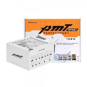 darkFlash 퍼펙트모스트 750W 80PLUS골드 풀모듈러 ATX3.1 화이트 (정격 컴퓨터 파워서플라이)