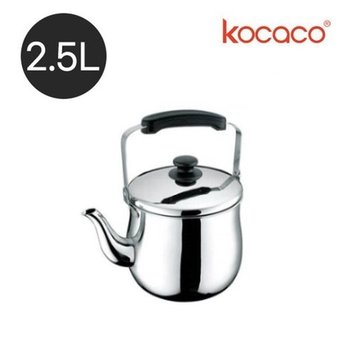 코카코 스텐 이지주전자 2.5L 스테인레스/들통형 (WBA74BF)